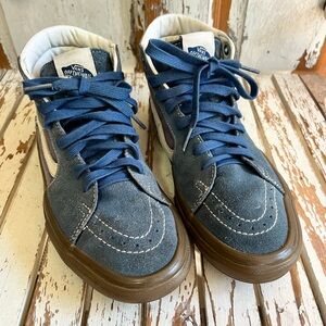 Vans Blue High-Top Sneakers